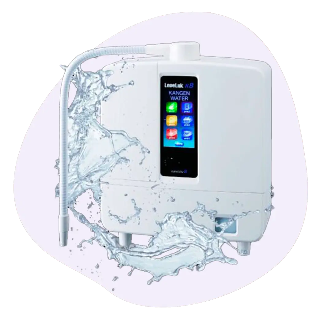 Kangen Water Filter system device in a white color